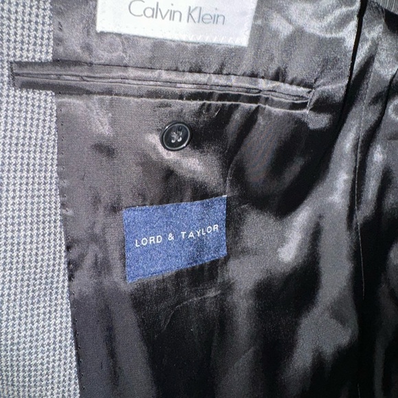 CALVIN KLEIN men’s grey and black Sport jacket Size 42Long - Picture 5 of 7